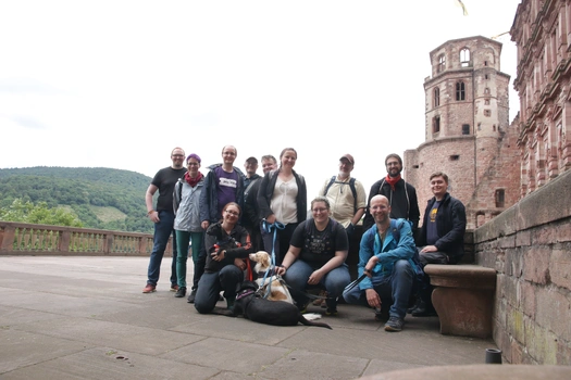 Gruppenfoto Team pretix bei einem Ausflug