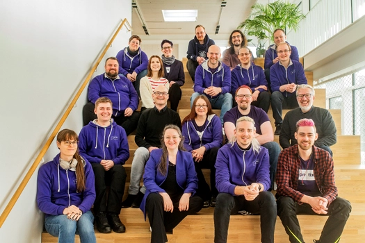 Gruppenfoto Team pretix